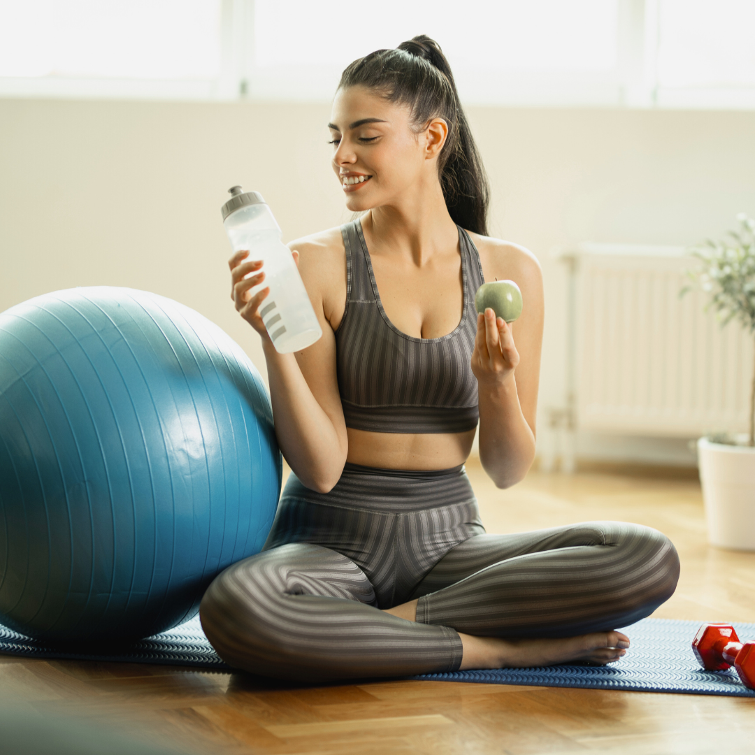 woman exercising